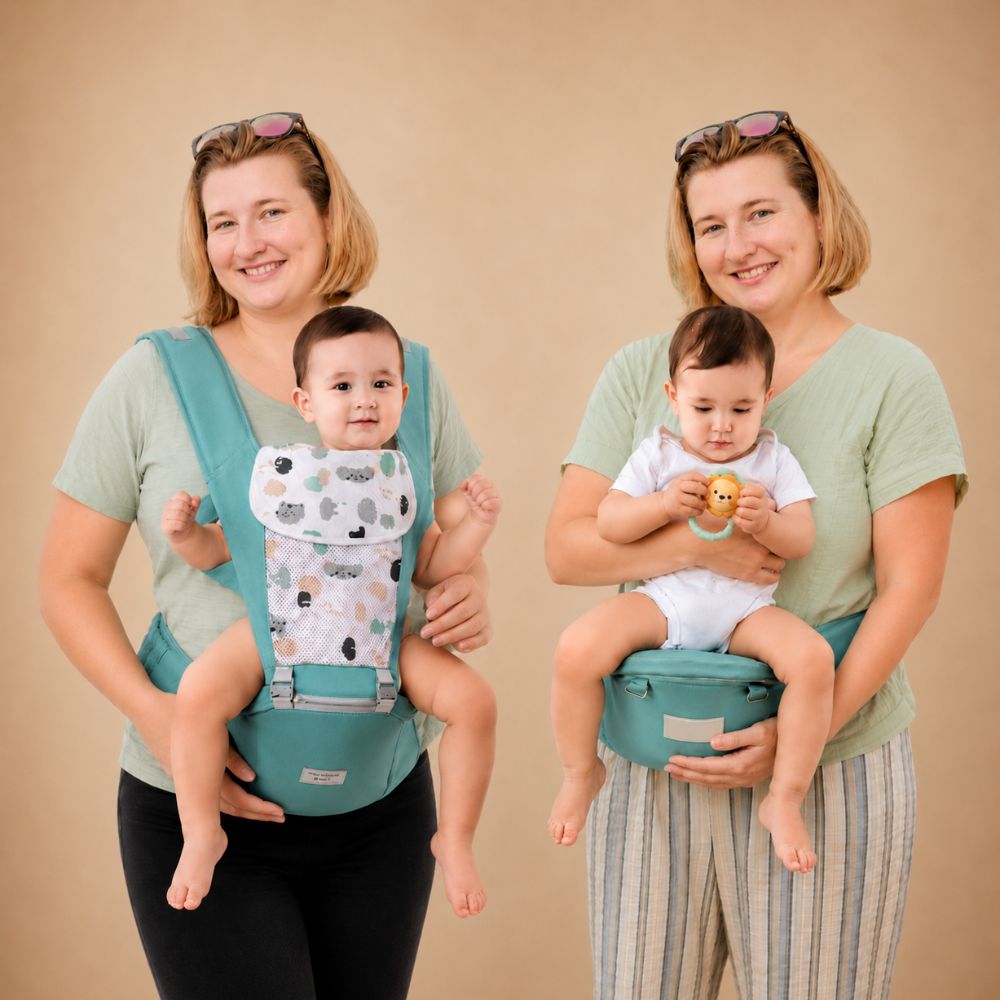 2-In-1 Hip Seat Baby Carrier