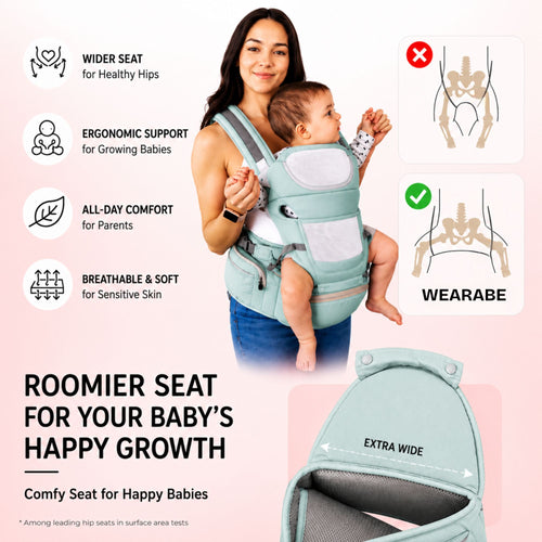 2-In-1 Hip Seat Baby Carrier