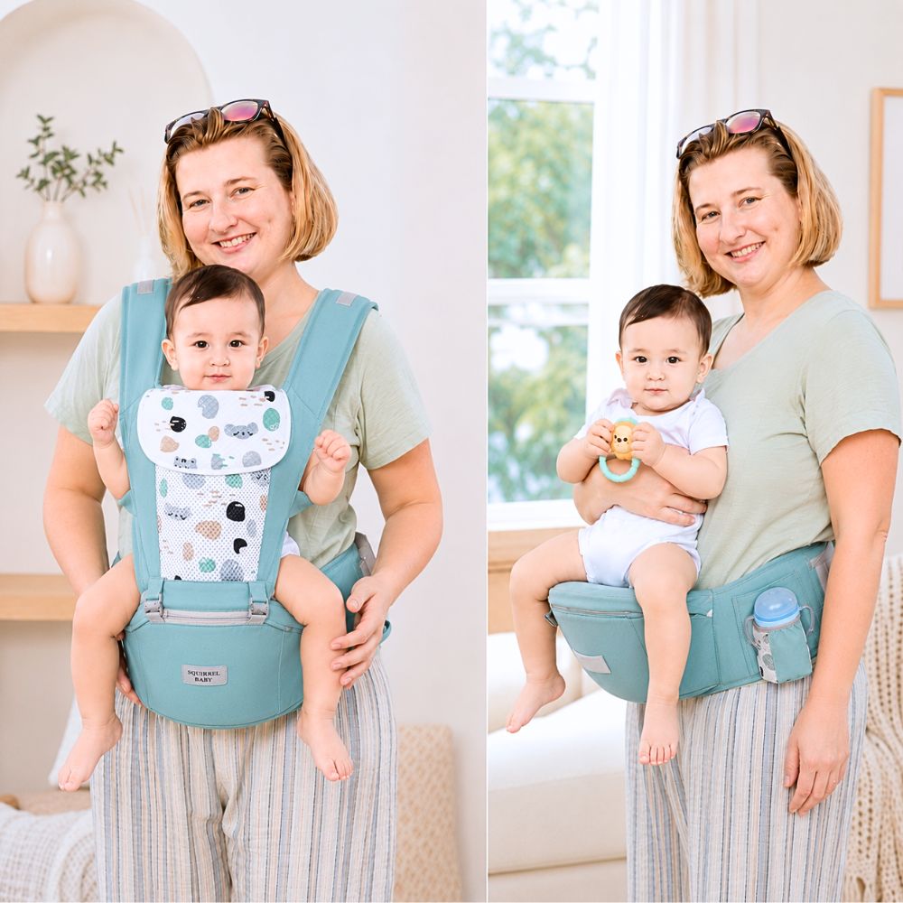2-In-1 Hip Seat Baby Carrier